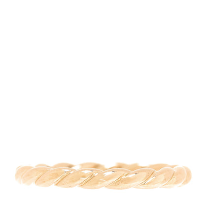 David Yurman 18K Yellow Gold 2.7mm Petite Paveflex Ring 54 7 3 of 4