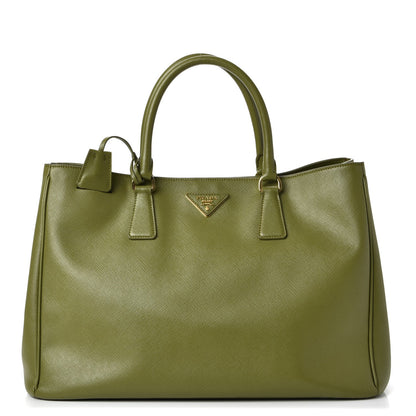 Prada Saffiano Lux Large Tote Edera 1 of 14