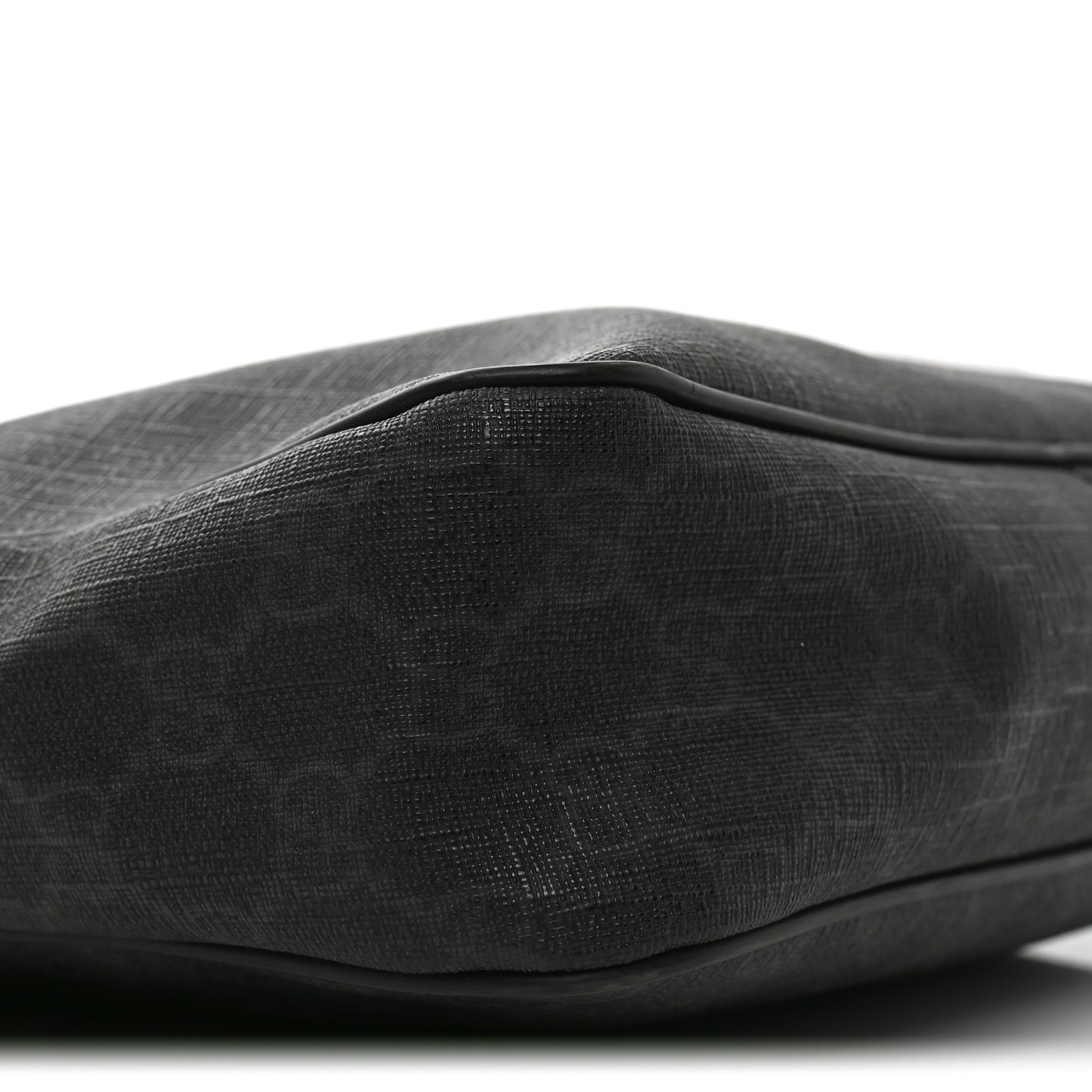 GG Supreme Monogram Messenger Bag Black Grey