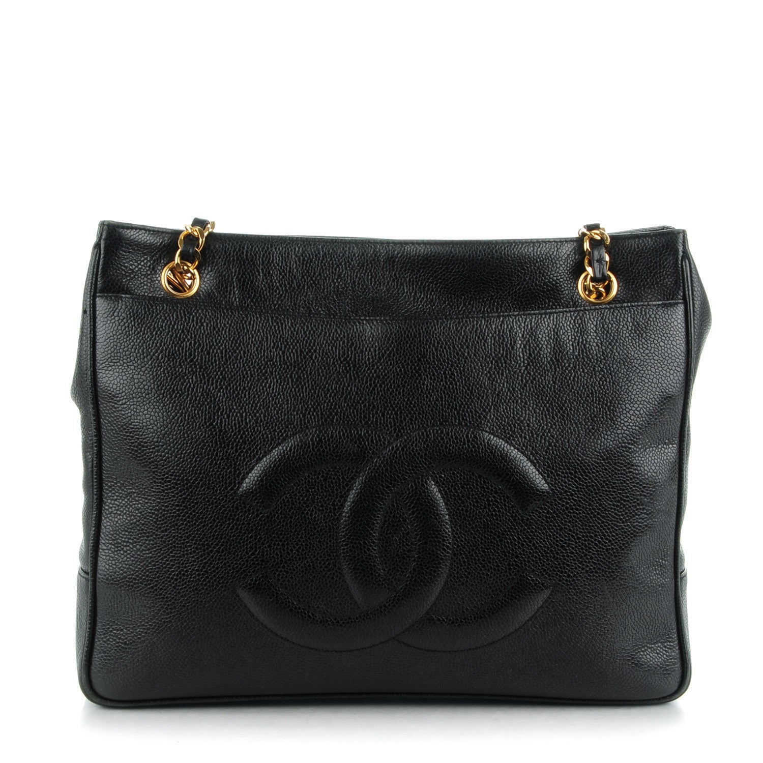 Chanel Caviar CC Shoulder Bag Black 1 of 9