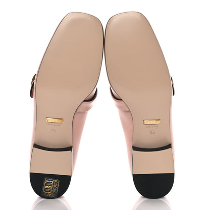Gucci Malaga Kid Womens GG Marmont Loafers 35 Perfect Pink 5 of 10