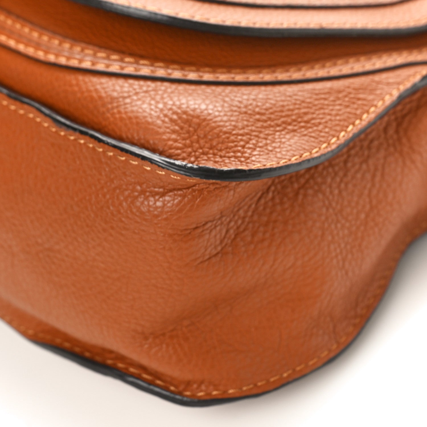 Chloe Calfskin Medium Marcie Satchel Tan 8 of 8