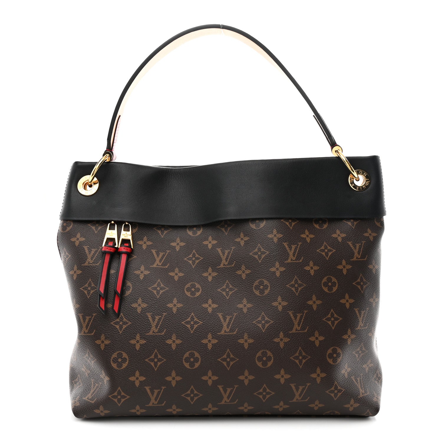 Louis Vuitton Monogram Tuileries Hobo Black 1 of 10