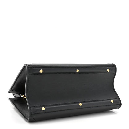 Louis Vuitton Calfskin Steamer PM Black 4 of 10