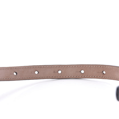 Gucci Calfskin Horsebit Skinny Belt 90 36 Black 5 of 8