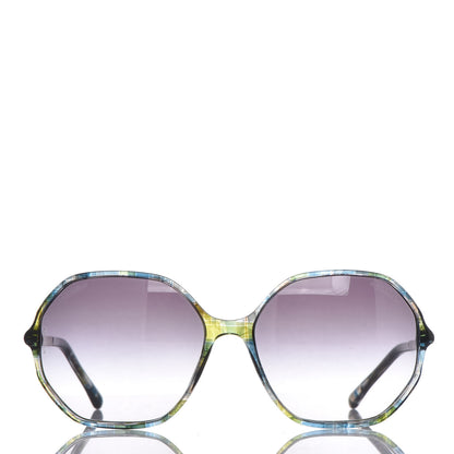 Chanel CC Oversized Sunglasses 5345 Green Blue 2 of 6
