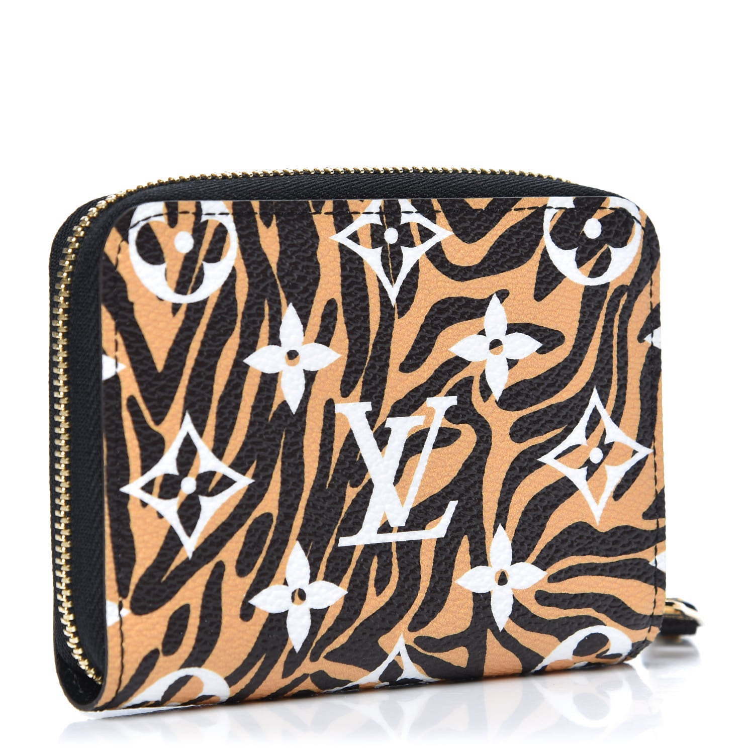 Louis Vuitton Monogram Giant Jungle Zippy Coin Purse Black 3 of 7