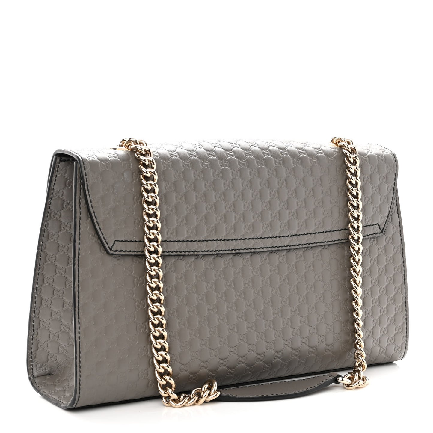 Soft Microguccissima Medium Emily Chain Shoulder Bag Loess