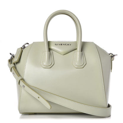Givenchy Shiny Lord Calfskin Mini Antigona Aqua Green 1 of 7