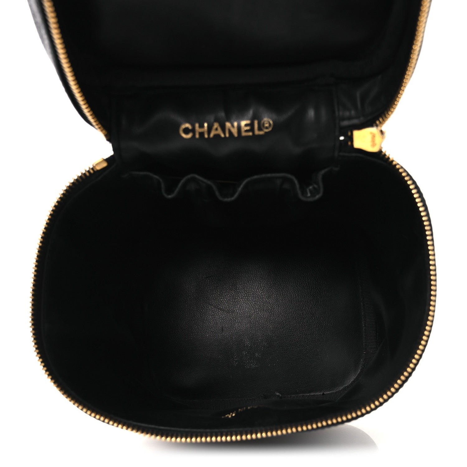 Chanel Caviar Vanity Cosmetic Case Black 5 of 14