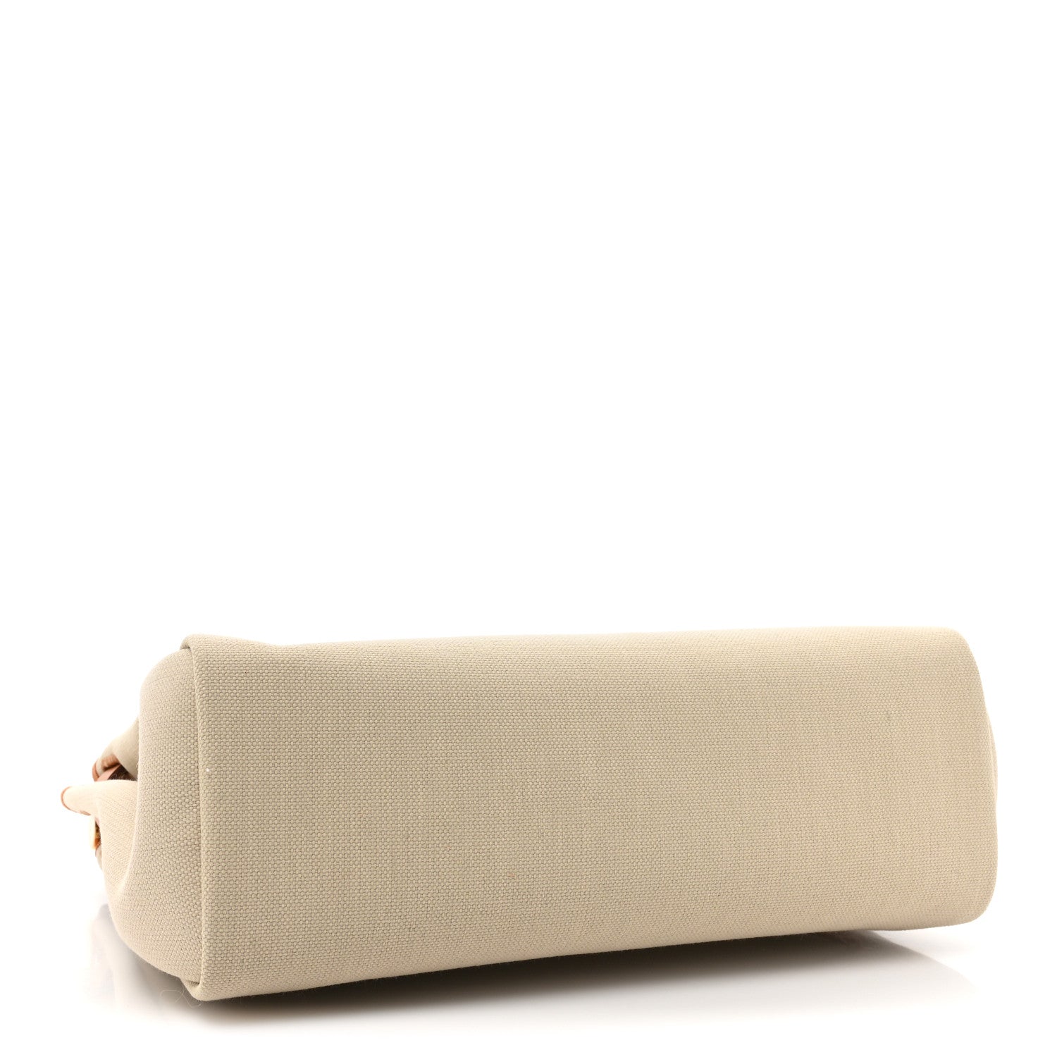 Hermes Military Toile Vache Hunter Herbag Zip Retourne 31 PM Beton Naturel 5 of 11