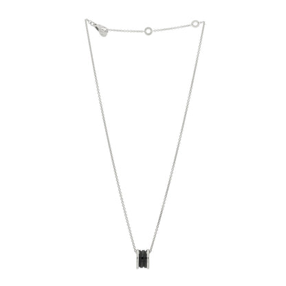 Bulgari Sterling Silver Ceramic Save The Children Pendant Necklace 3 of 7