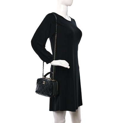 Chanel Lambskin Quilted Small Trendy CC Bowling Bag Black 3 of 10