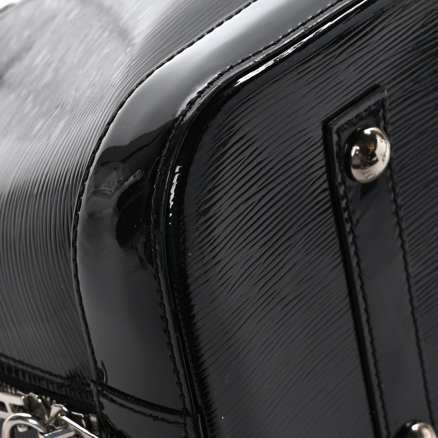 Louis Vuitton Epi Electric Alma MM Black 7 of 12