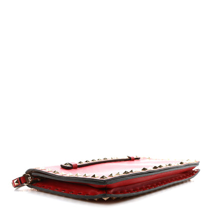 Valentino Garavani Nappa Rockstud Wristlet Clutch Rosso Valentino 4 of 10