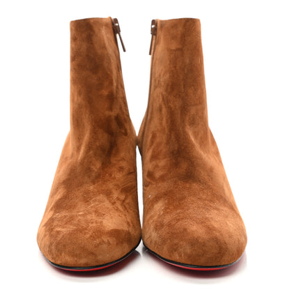 Christian Louboutin Veau Velours Turela 55 Ankle Boots 36.5 Ecureuil 2 of 10