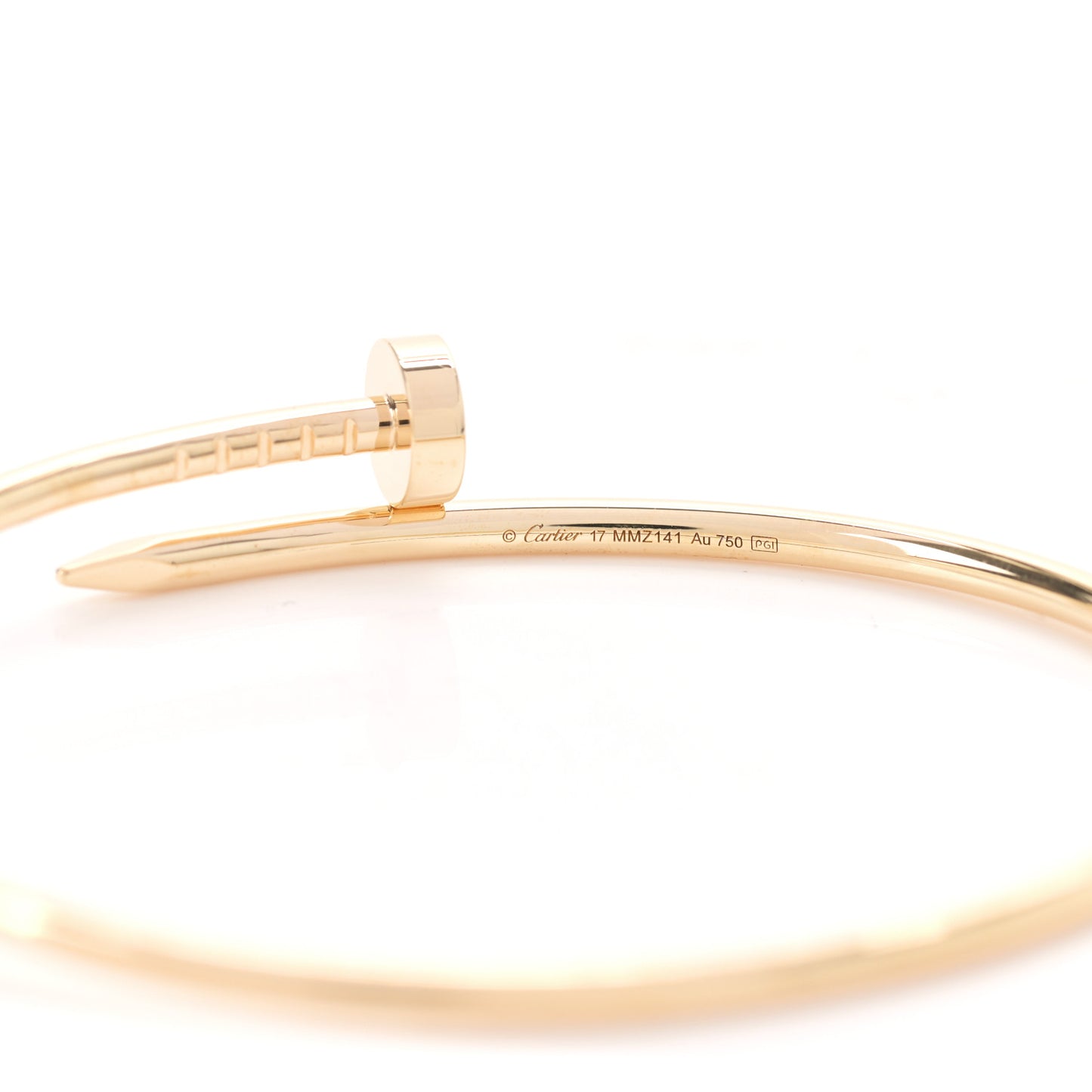 18K Yellow Gold Small Juste Un Clou Bracelet 17