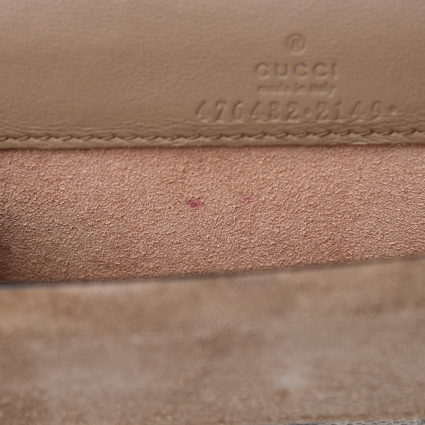 GG Supreme Monogram Super Mini Dionysus Shoulder Bag Taupe