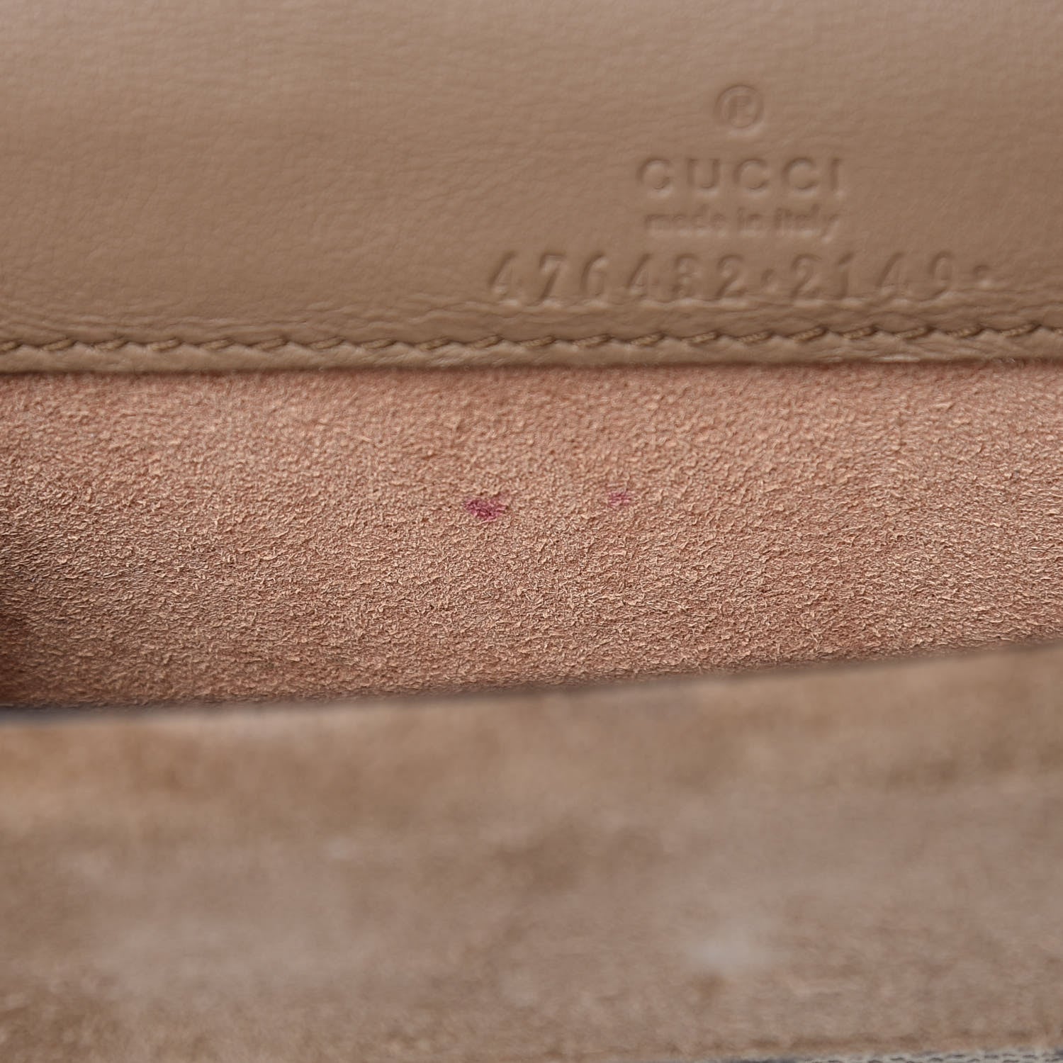 Gucci GG Supreme Monogram Super Mini Dionysus Shoulder Bag Taupe 9 of 11