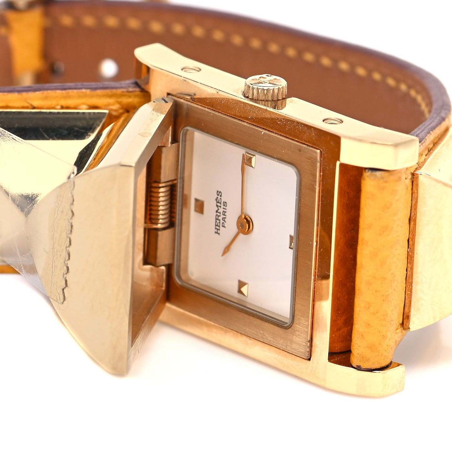 Stainless Steel Courchevel 23mm Medor Quartz Watch Jaune