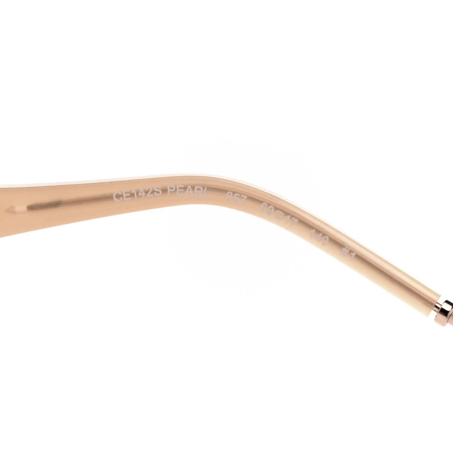 Chloe Rosie Bevelled Round Sunglasses CE142S Gold Gradient Grey 6 of 7