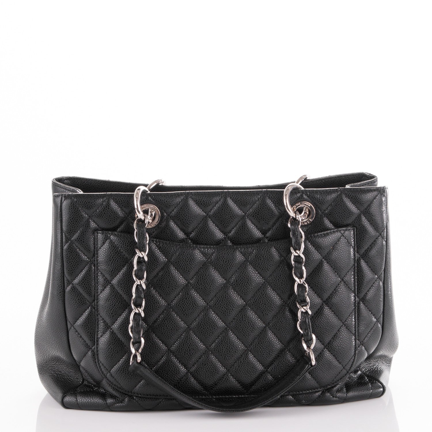 Chanel Caviar Quilted Grand Shopping Tote GST Black 9 of 9
