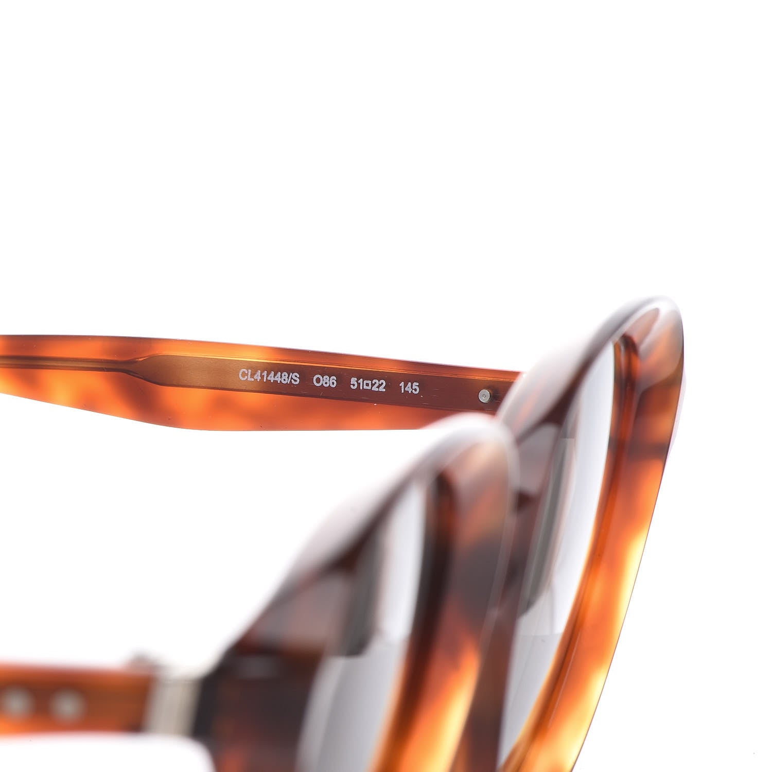 Celine Ava Sunglasses CL41448/S Tortoise 6 of 7