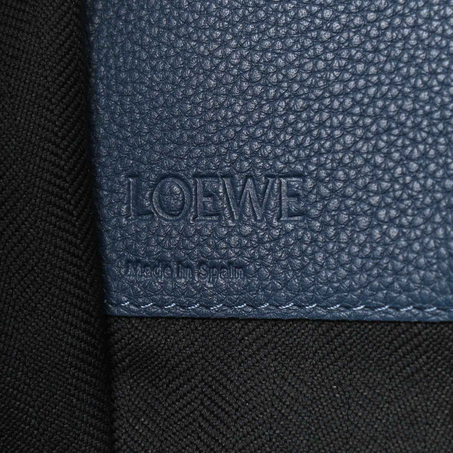 Loewe Calfskin Large Hammock Shoulder Bag Marine 6 of 9