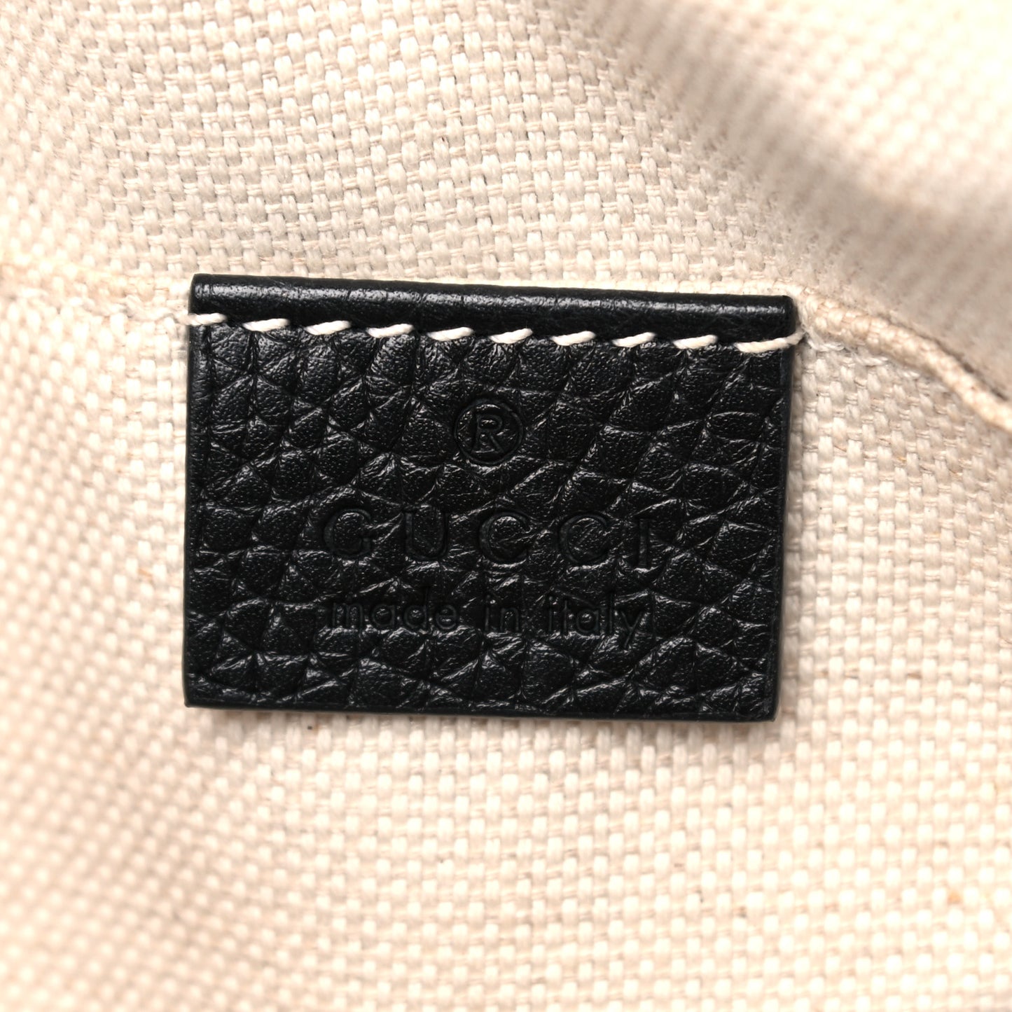 Pebbled Calfskin Small Soho Disco Bag Black