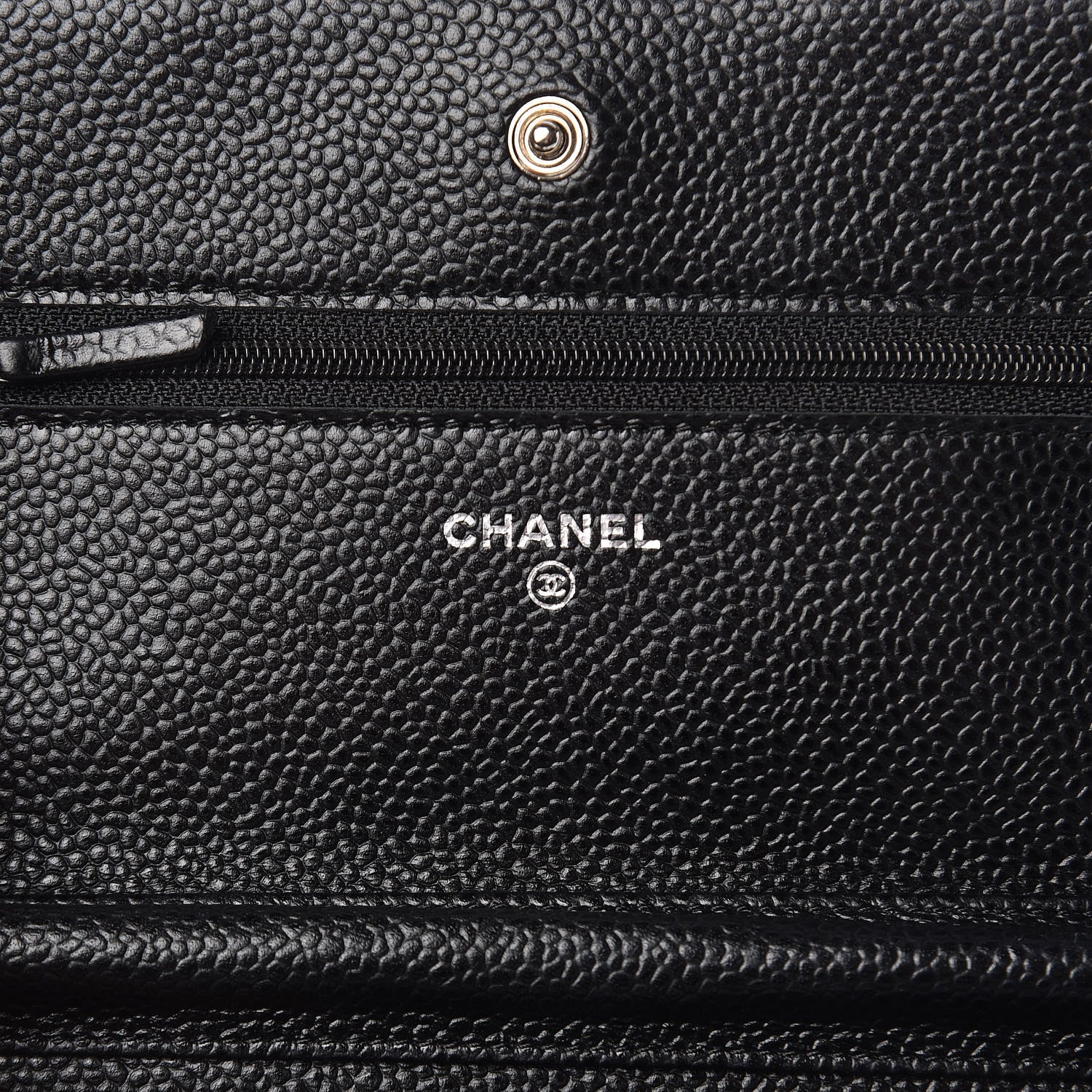 Chanel Caviar Quilted Wallet On Chain WOC Black 6 of 11