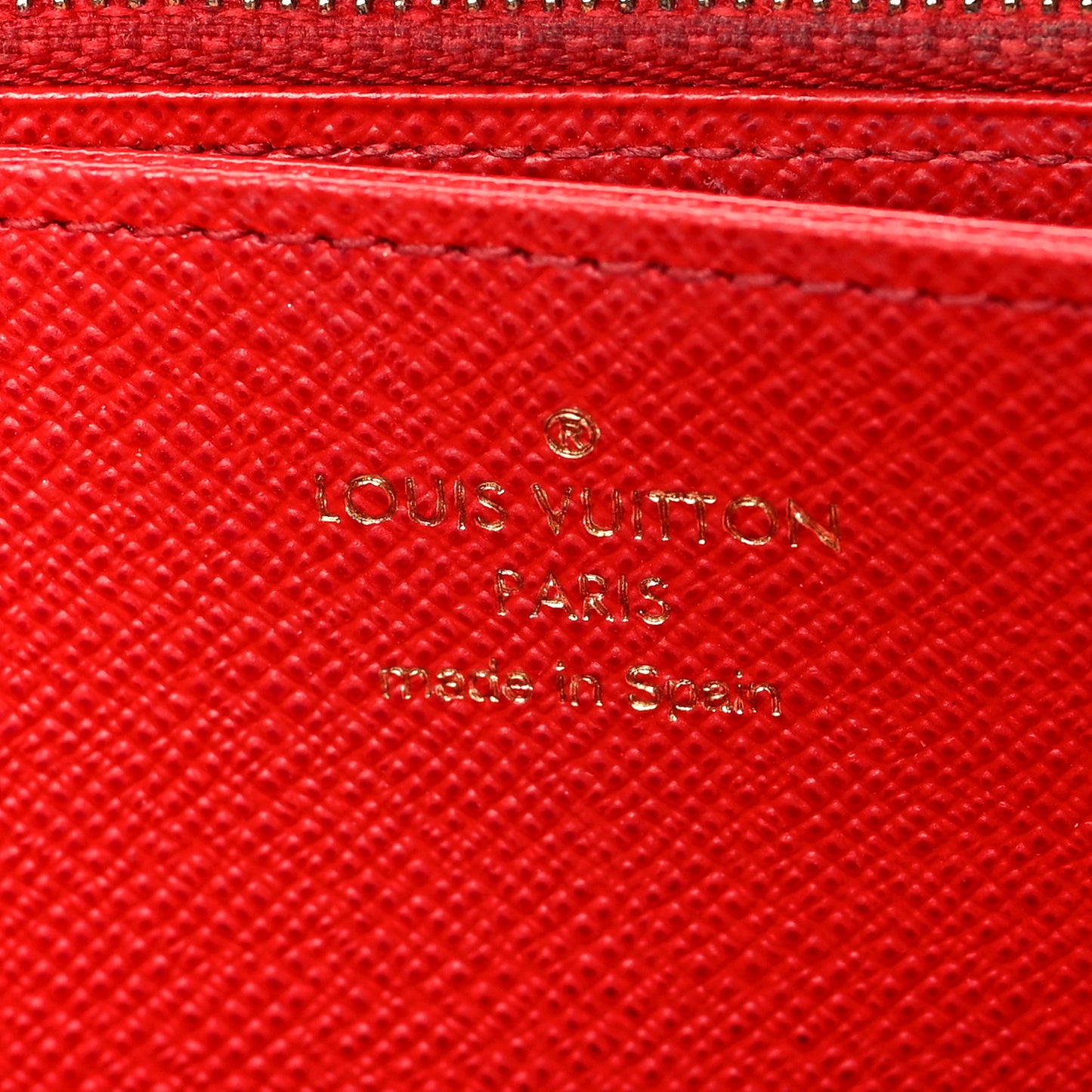 Monogram Zippy Wallet Coquelicot