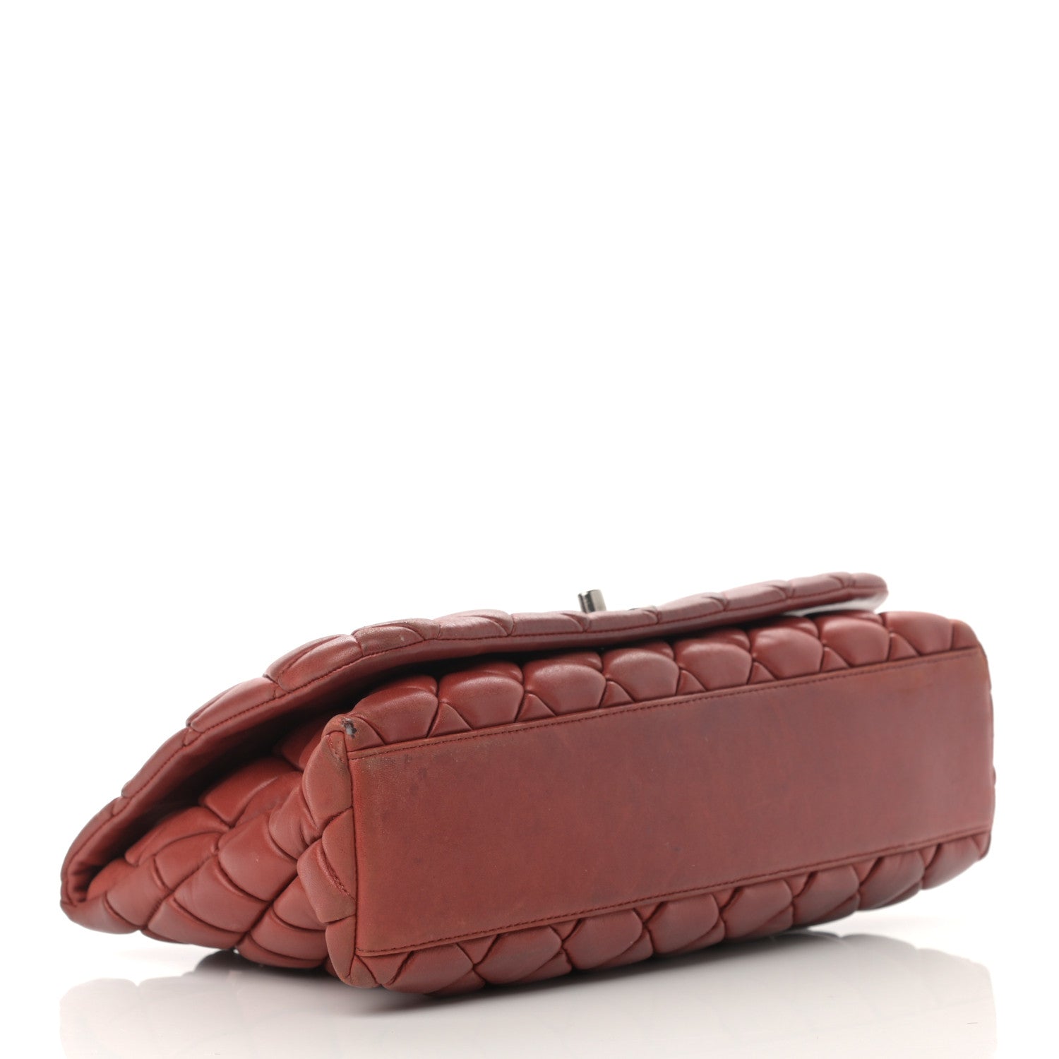 Chanel Lambskin Large New Bubble Flap Red 4 of 21