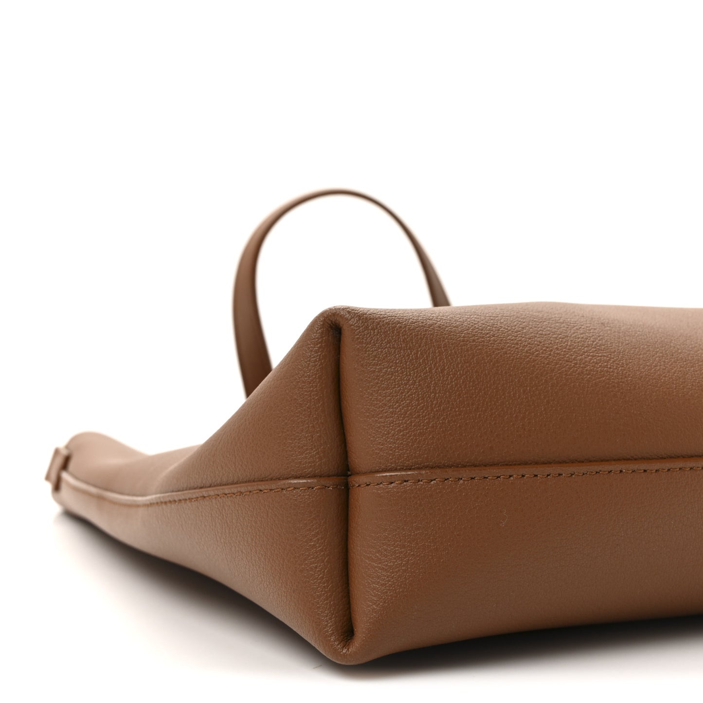 Calfskin Toy Shopping Tote Dark Tan
