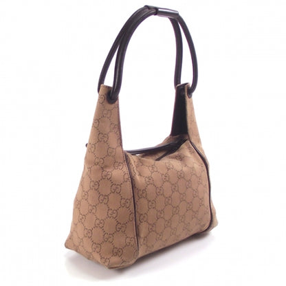 Gucci Monogram Hobo Handbag Beige 3 of 12