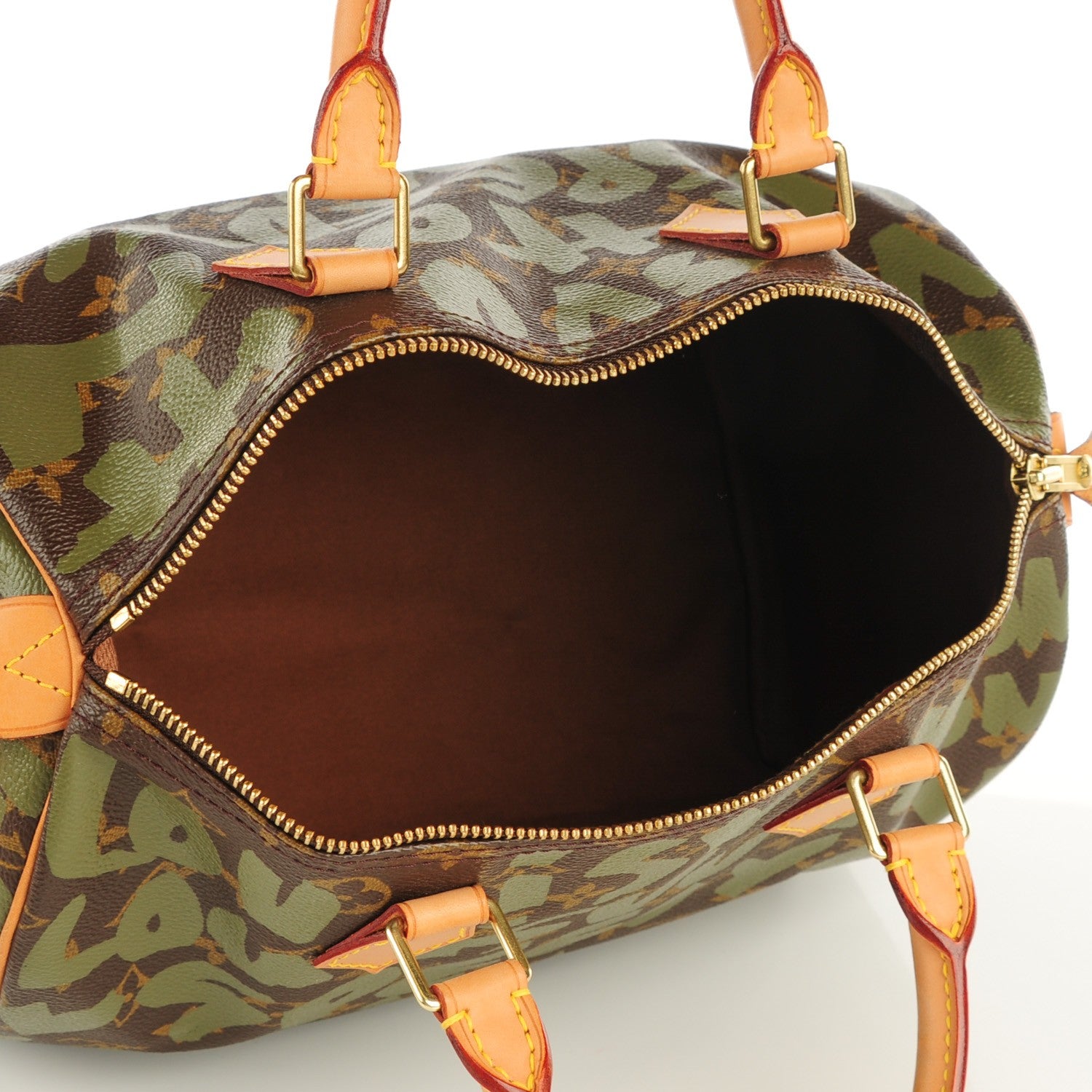 Louis Vuitton Monogram Graffiti Speedy 30 Kaki 5 of 8