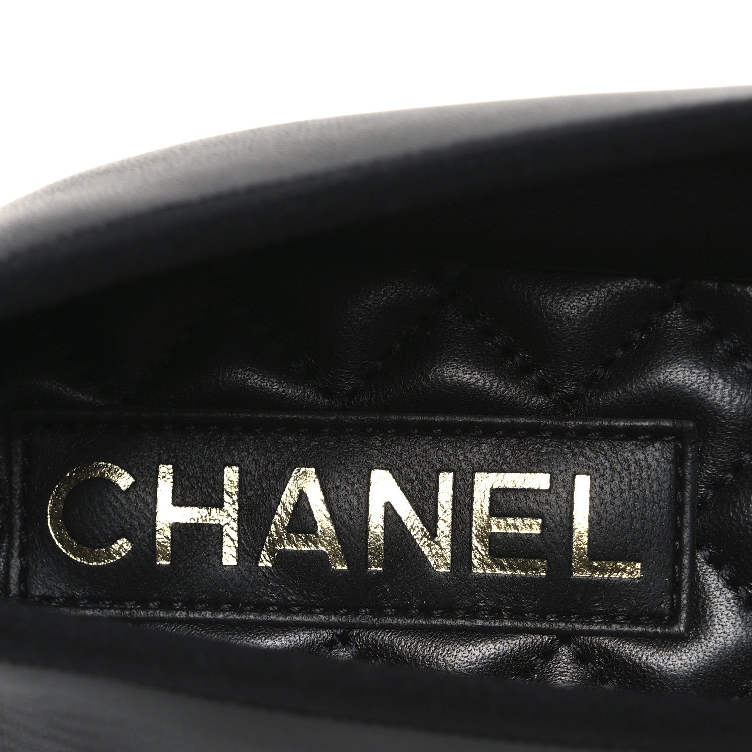 Chanel Lambskin Mary Jane Flats 38.5 Black 9 of 10
