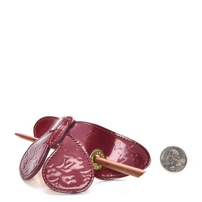Louis Vuitton Vernis Butterfly Hair Pin Barette 2 of 8