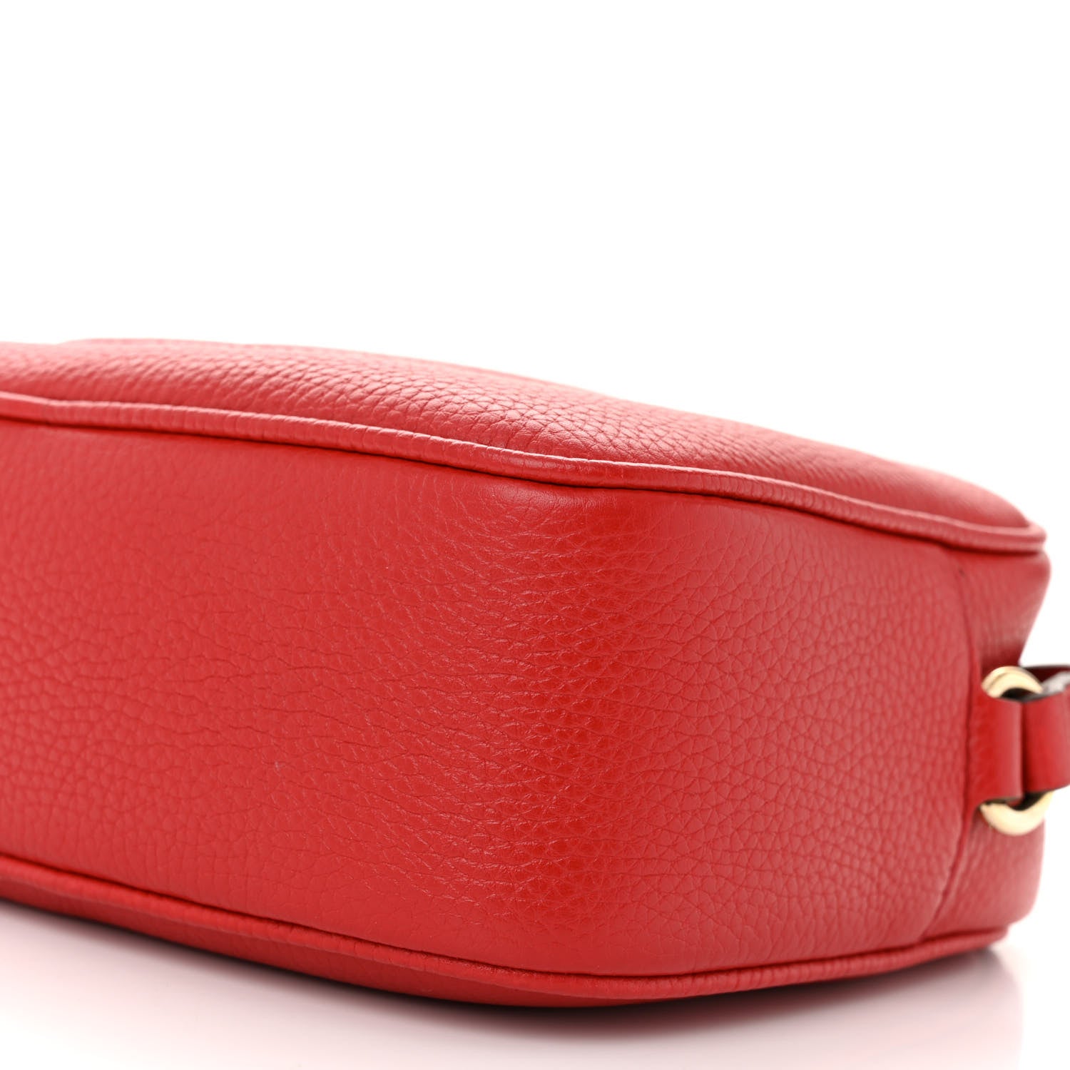 Gucci Pebbled Calfskin Small Soho Disco Bag Tabasco Red 10 of 14