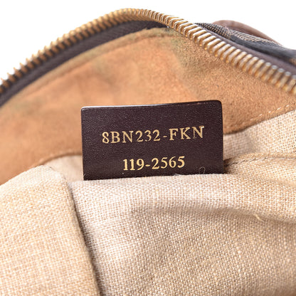 Fendi Pequin Cuoio Vegetale 2Bag Tobacco Cuoio Miele Vacchetta 7 of 17