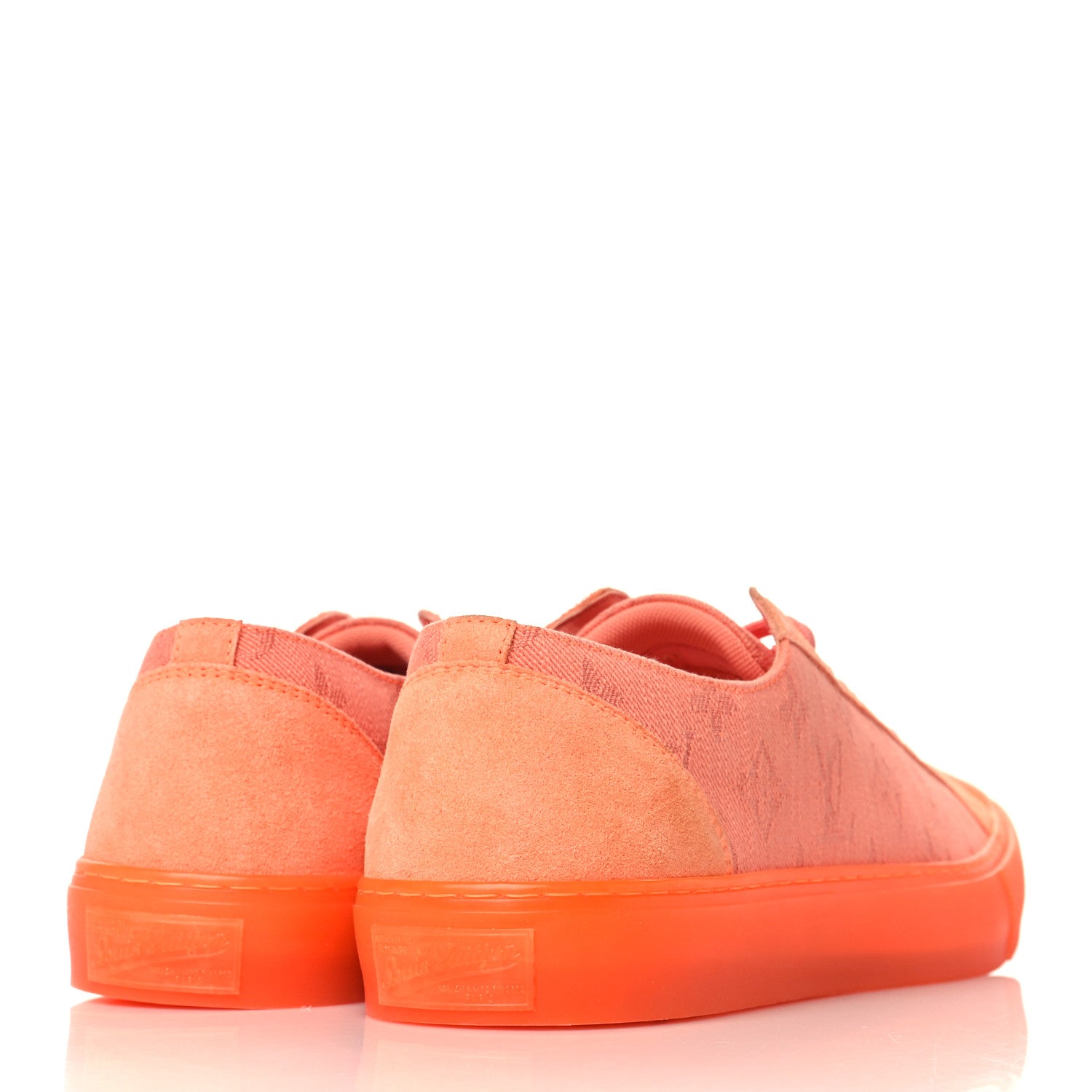Louis Vuitton Canvas Monogram Mens Tattoo Sneakers 8 Orange 4 of 8