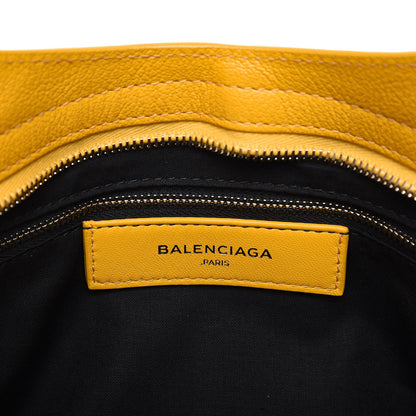Balenciaga Chevre Silver Metallic Edge Hardware City Jaune Epi 7 of 8