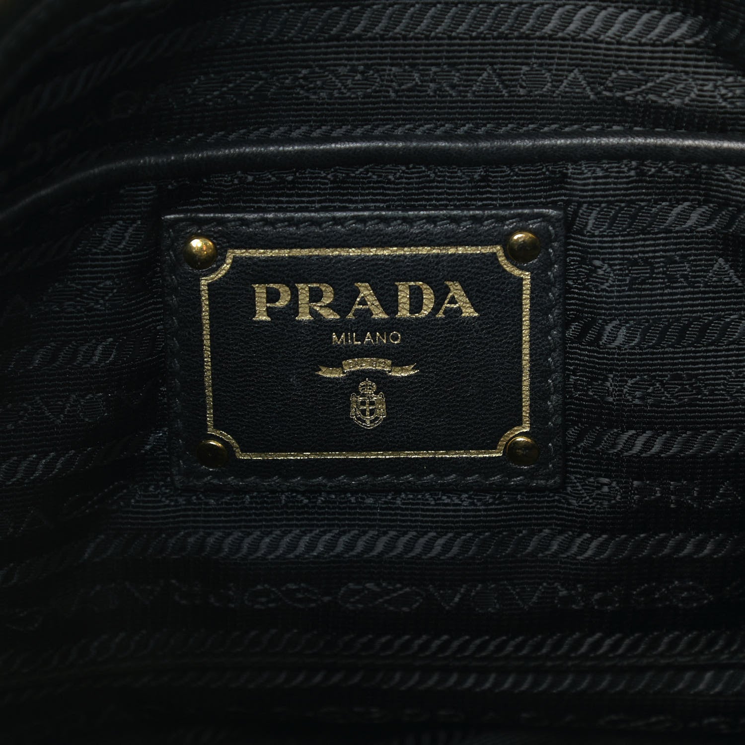 Prada Tessuto Nylon Gaufre Tote Black 6 of 10