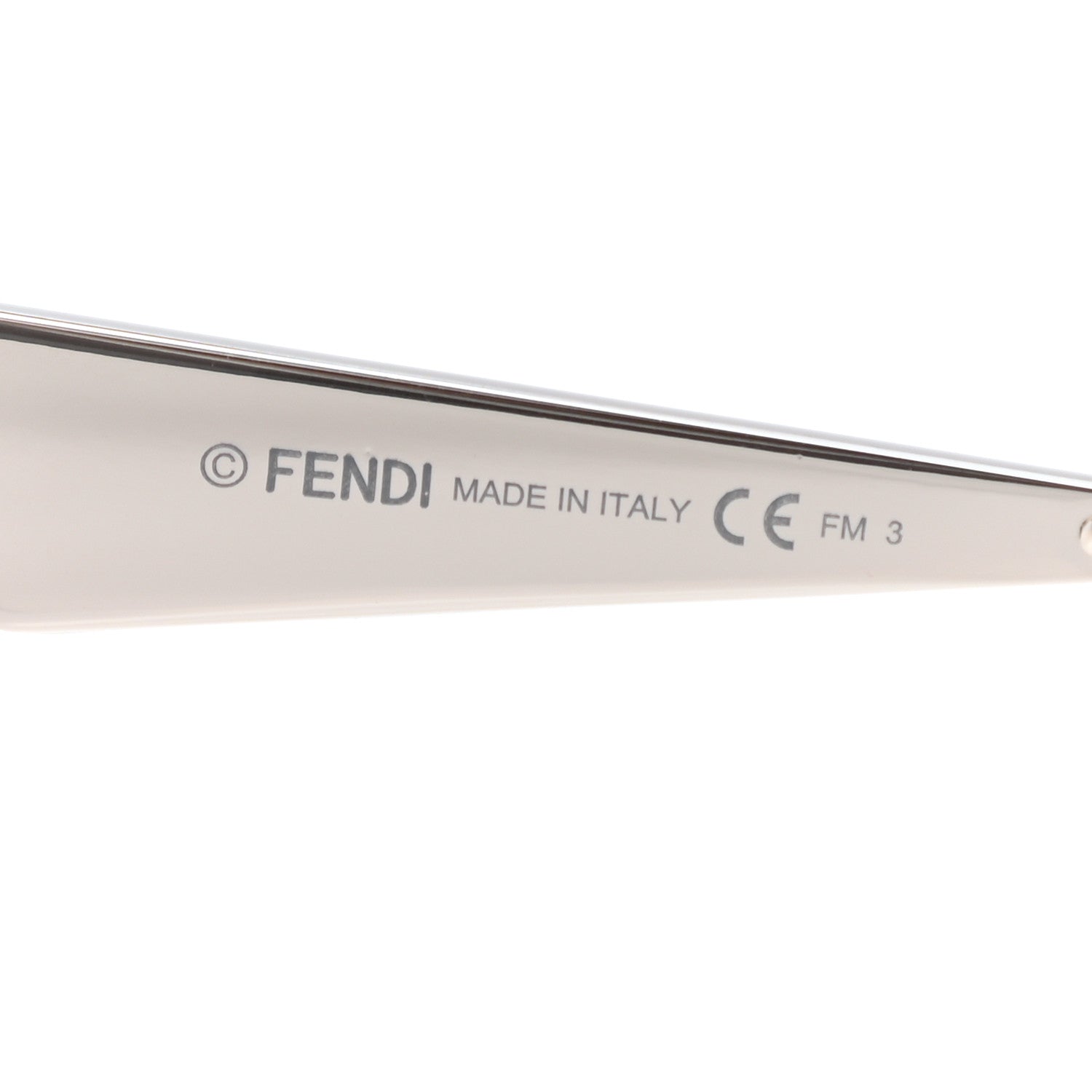Fendi Acetate Metal Defender Sunglasses FF 0371/S Black 4 of 5