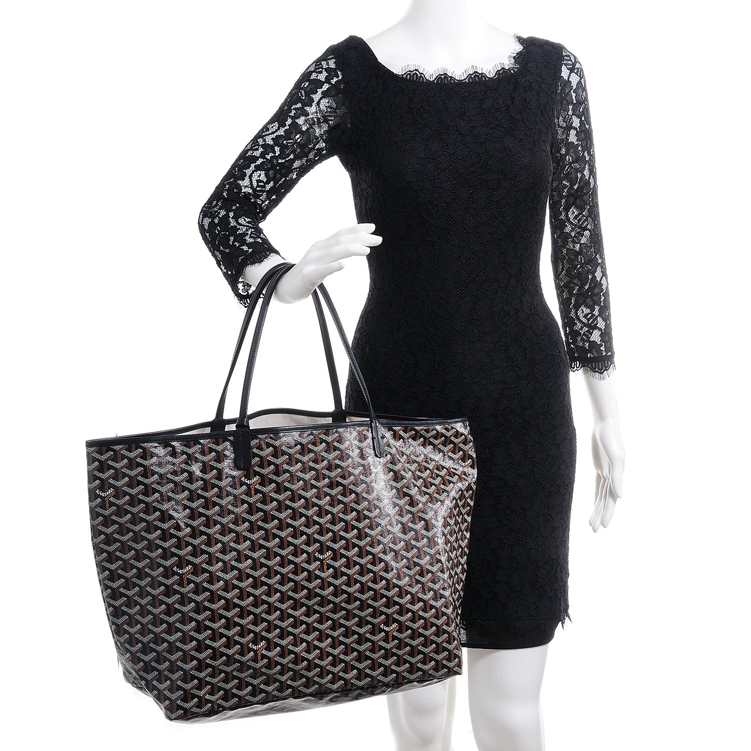 Goyard Goyardine Saint Louis GM Black 2 of 9
