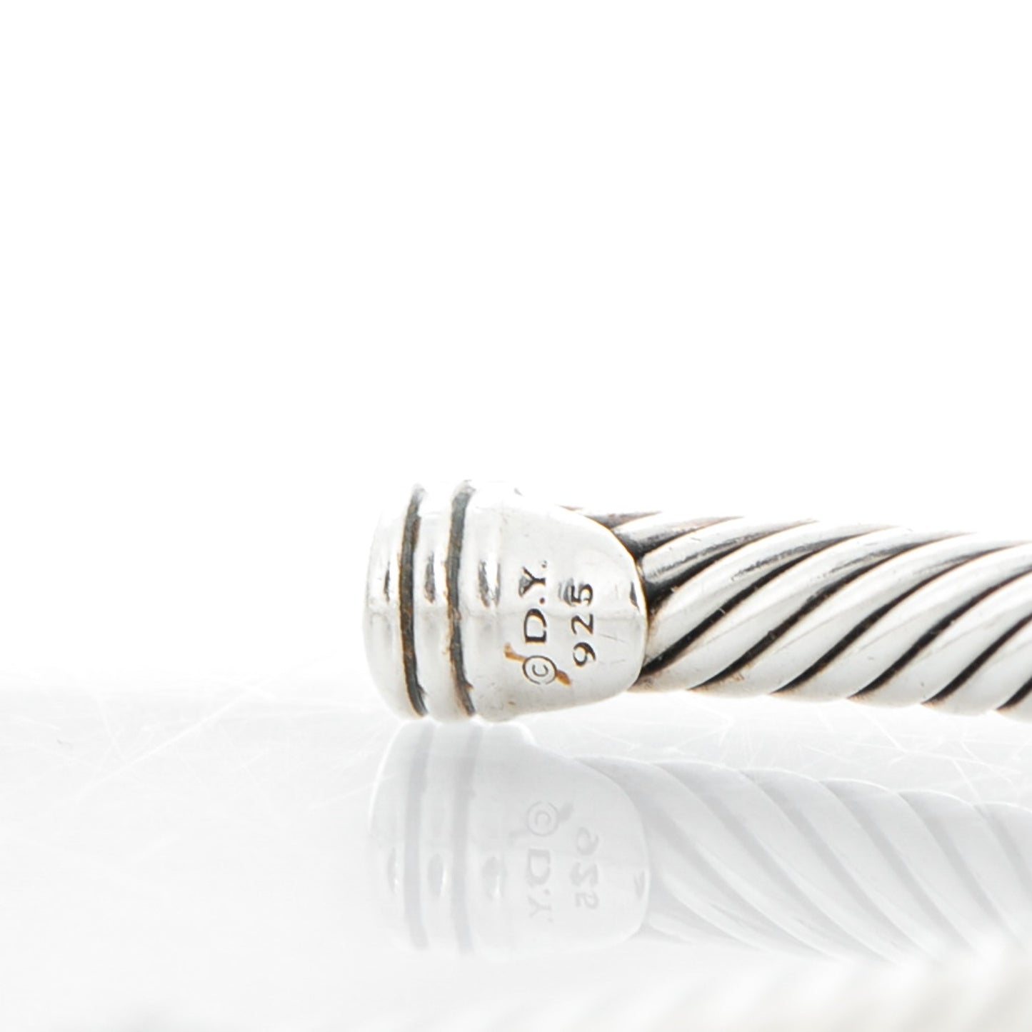Sterling Silver Diamond 4mm X Cable Bracelet