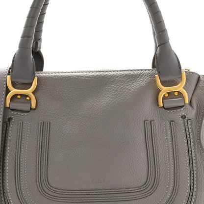 Chloe Calfskin Medium Marcie Satchel Cashmere Grey 8 of 12