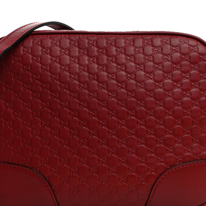 Gucci Microguccissima Mini Bree Messenger Bag Red 8 of 11