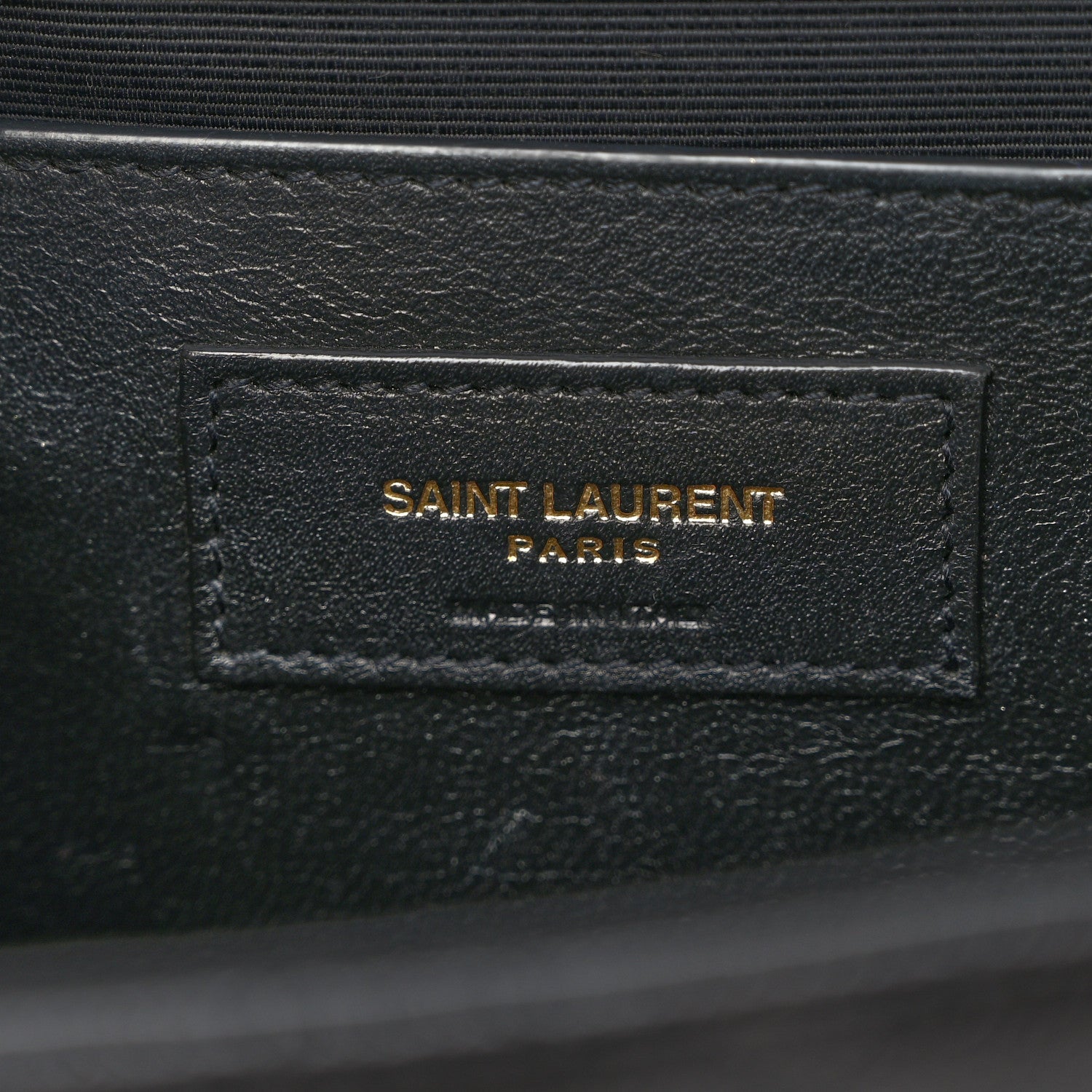 Saint Laurent Grain De Poudre Textured Mixed Matelasse Triquilt Medium Monogram Satchel Black 6 of 10
