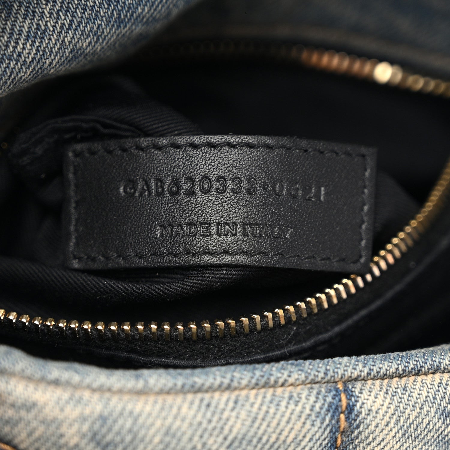 Saint Laurent Denim Quilted Toy Loulou Puffer Monogram Chain Satchel Blue Black 7 of 10