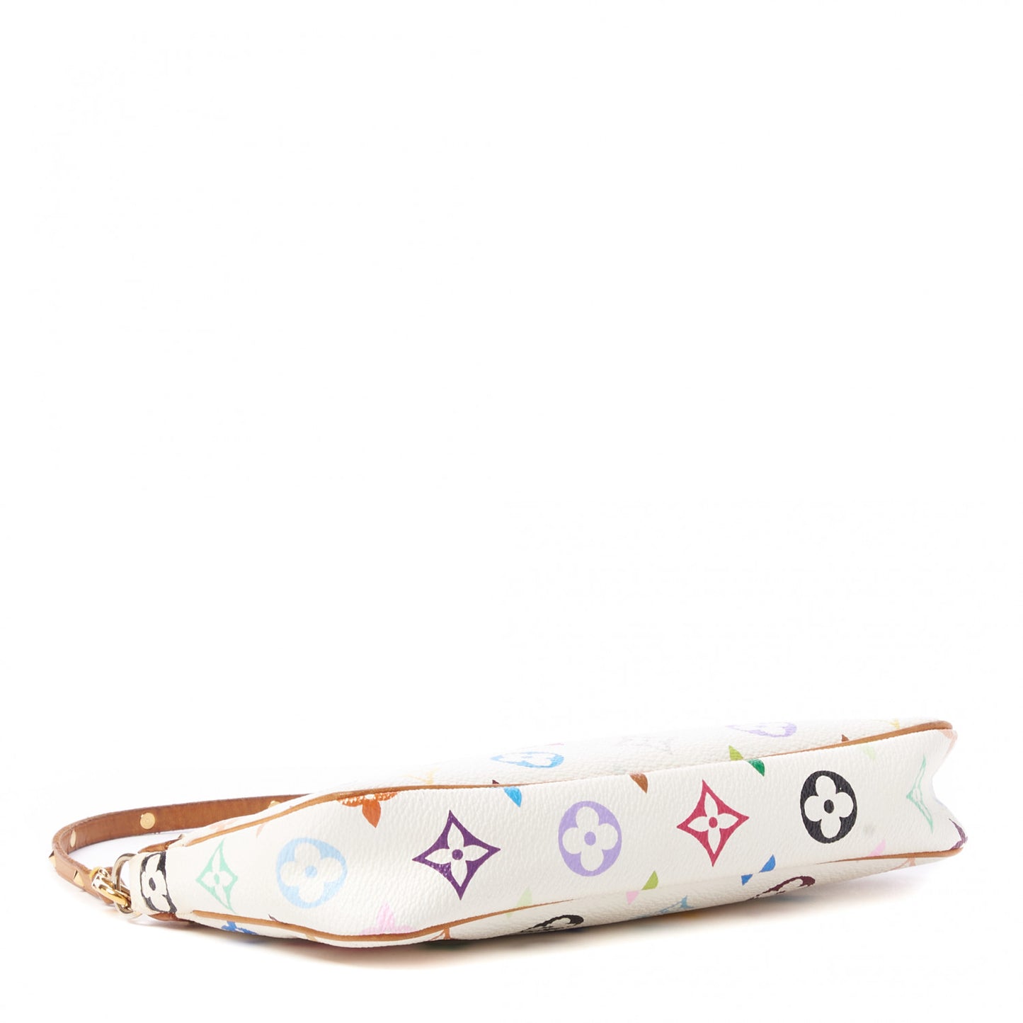 Monogram Multicolor Pochette Accessories White